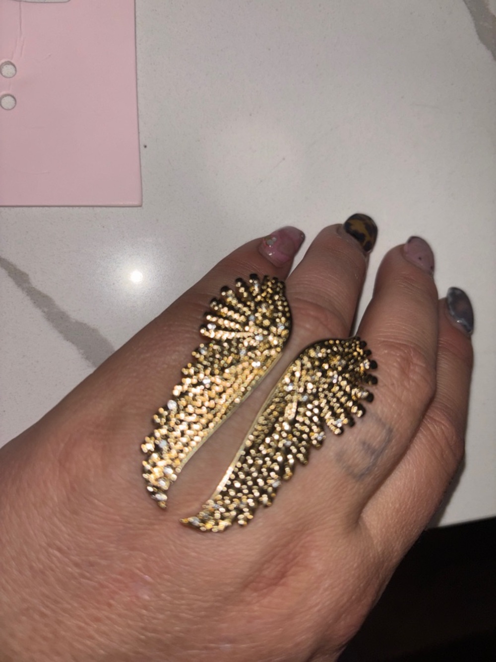 Victoria's Secret Gold Winged Statement Ring